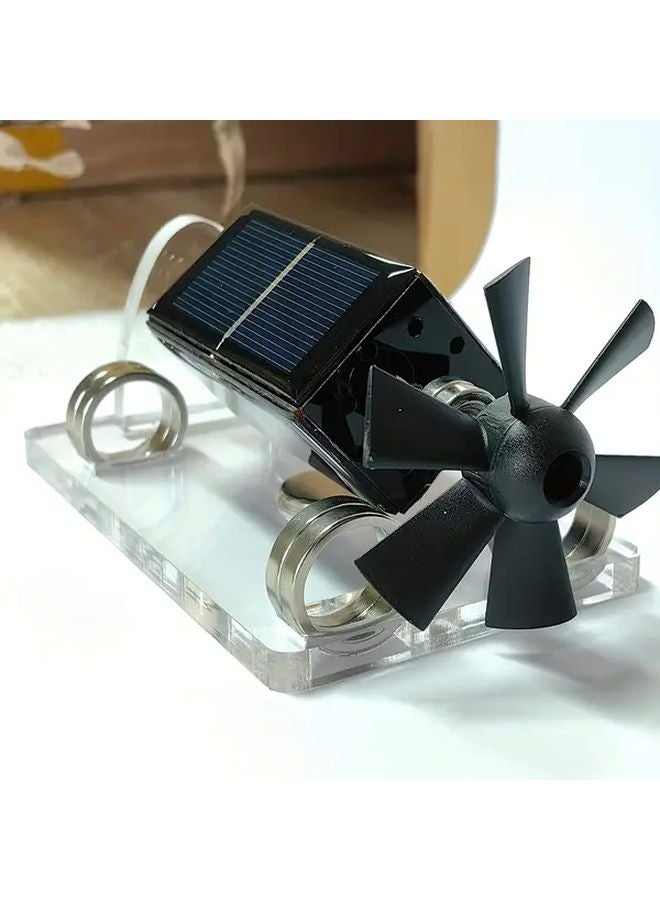 نموذج مروحة المحرك الشمسي بالرفع المغناطيسي 1 قطعة قاعدة أكريليك هدية علمية - Image 3